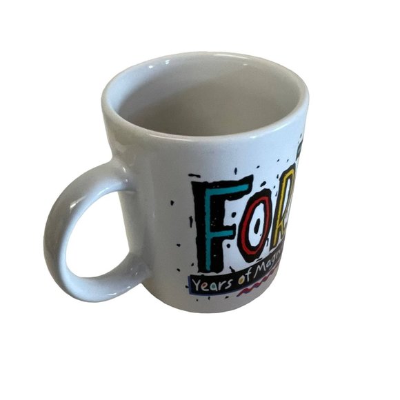 Vintage Amscan Forty Years of Magnificence Coffee Mug Cup White 1995 - Picture 12 of 16